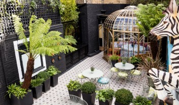 Blakes Hotel Cortyard in London