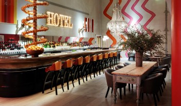 Ham Yard Hotel Bar Interior in London