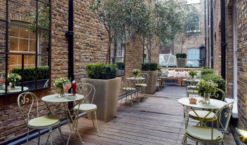 Haymarket Hotel Courtyard in London