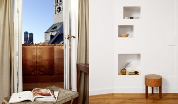 Louis Hotel Balcony Dome View Shelves Detail M 06 R