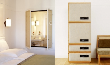 Louis Hotel Bedroom Bathroom Interior Design Detail Fridge M 05 R