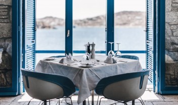Mykonos Theoxenia Dining with a View in Mykonos