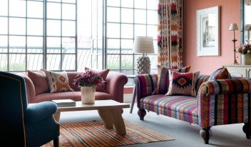 The Soho Hotel Sofas in London
