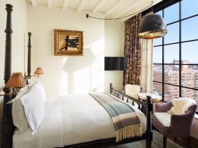 Rooms Suites At The Ludlow Hotel In New York Usa Design Hotels The Ludlow Hotel Studio Mini Bedroom In New York City