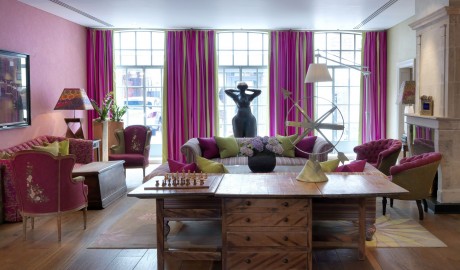 The Soho Hotel London Uk Design Hotels The Soho Hotel Lobby In London