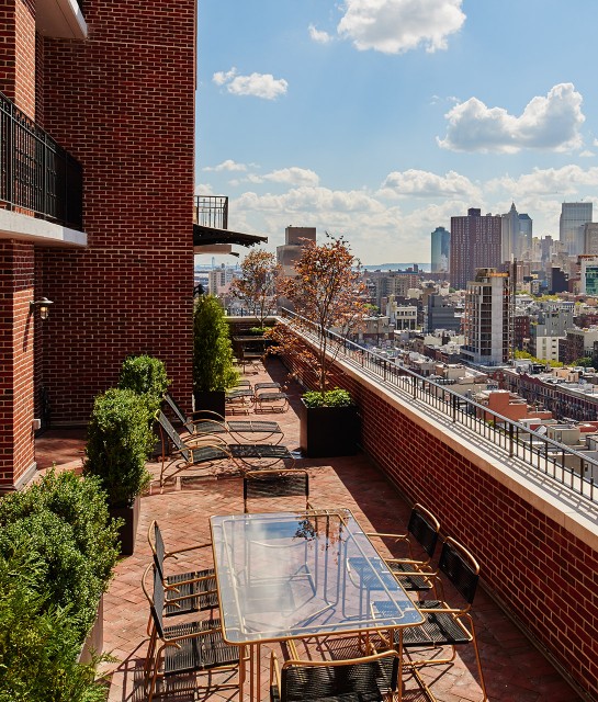 The Ludlow Hotel Lower East Side New York City Usa Design Hotels The Ludlow Hotel Terrace In New York City